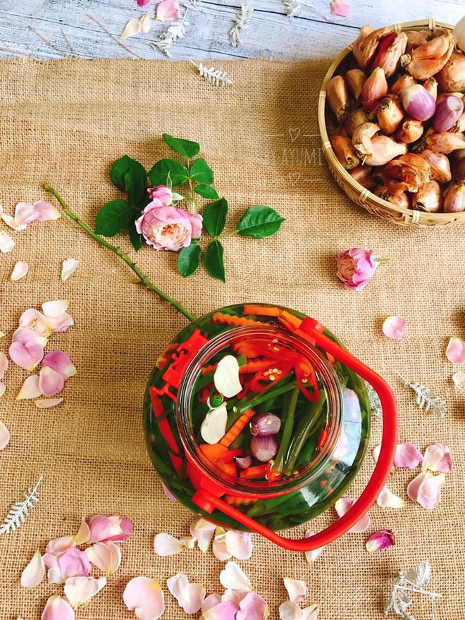 Cách làm rau muống ngâm chua ngọt