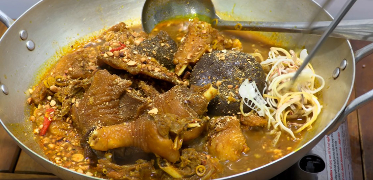 Gà lôi nấu giả cầy