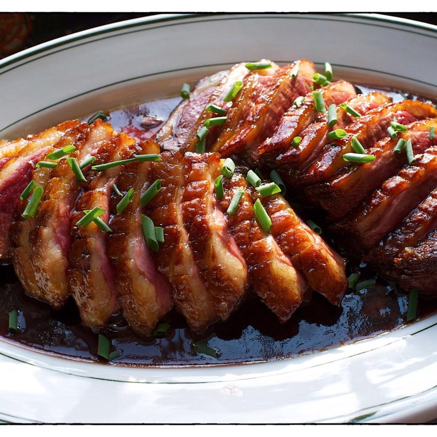 Món ức vịt sốt teriyaki 