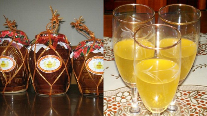 Rượu nếp ngâm hoành bồ