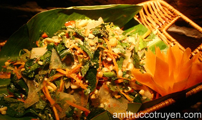 Đĩa nộm da trâu