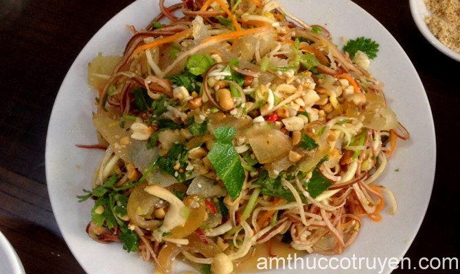 Đĩa nộm da trâu