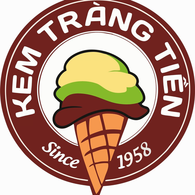  logo kem Tràng Tiền thật