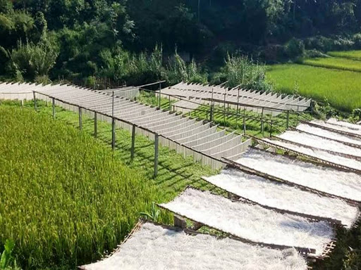 cách làm miến rong Na Rì